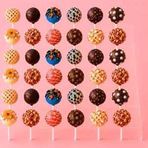 (36 Cake Pops) Plain Cake Pop Party Pack